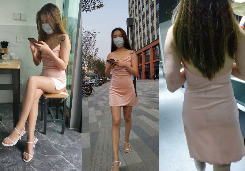 [街拍][4k]街拍高跟吊带包臀短裙丁字裤长腿美女[2v/1.54 GB]