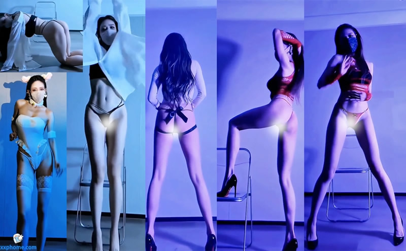 【抖音 爱跳舞的小野猫】百万粉丝博主大尺丁字私定热舞 超顶高挑苗条身材 夺命长腿清晰马甲线 超棒！(10V/14分53)