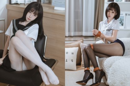 颜值博主 许岚LAN 纯欲系写真合集第1期20套