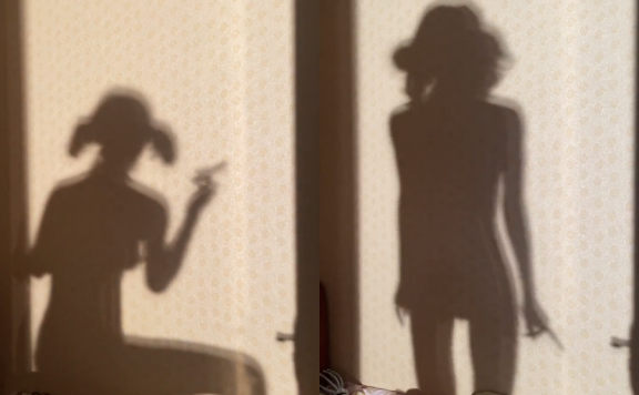 能看到胡须的影子舞小姐姐_抖音美女出处