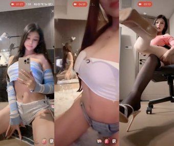 抖音快手微博超三百万粉巨乳主播-沈汝凡 直播擦边合集【7V】【2.98G】