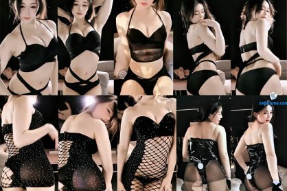 【漂漂 语珊】大尺内衣私人定制热舞 镂空情趣黑丝 极致爆乳翘臀抖抖抖 十分性感！(4V/10分20)